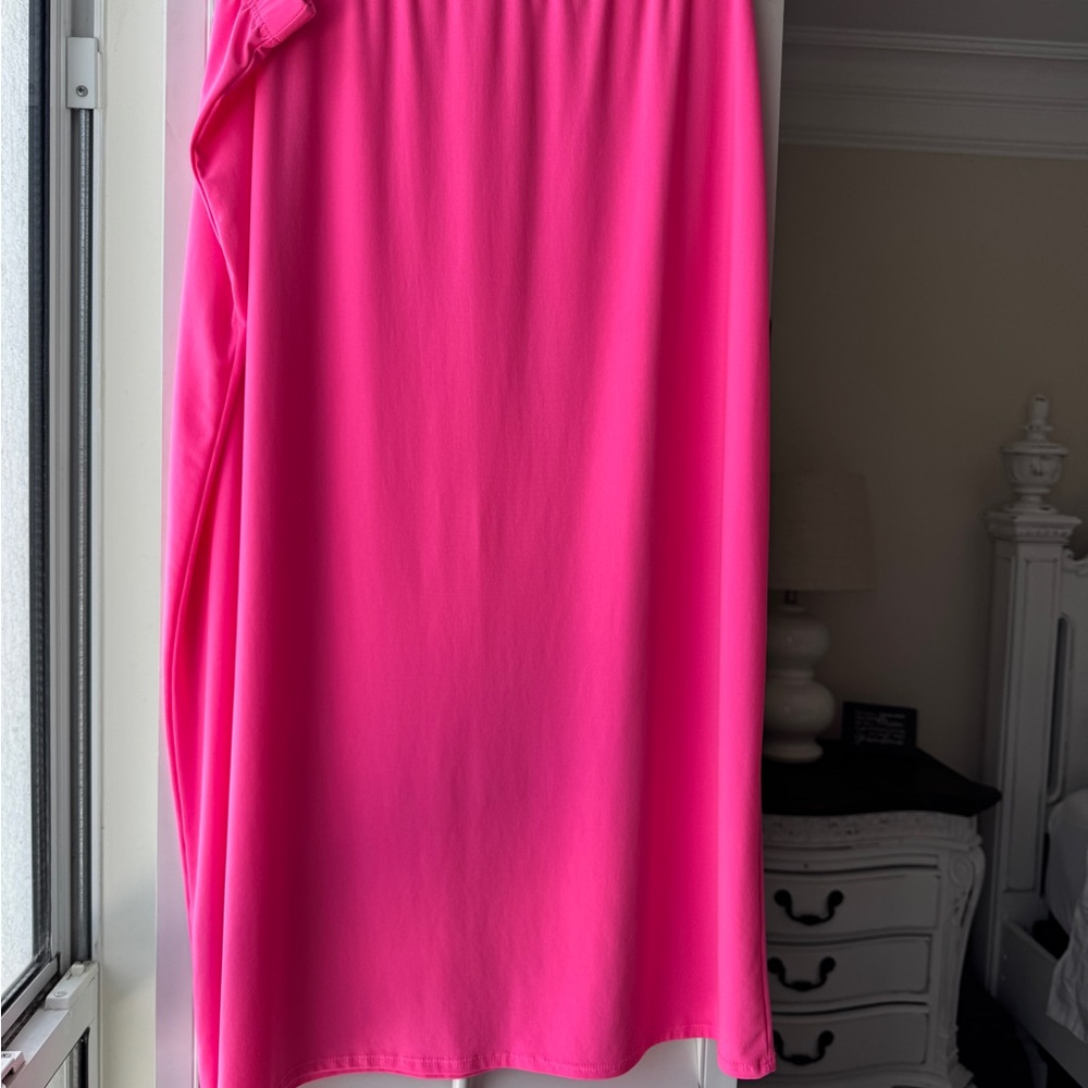 Vibrant Pink Maxi Skirt